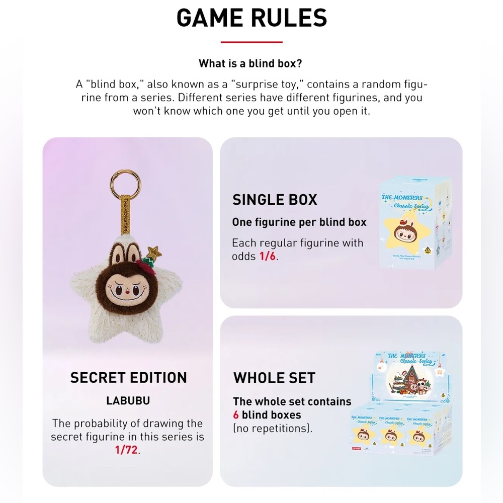 One 4” The Monsters Star Blind Box - Picture 7 of 12